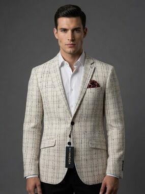 Men's cream blazers